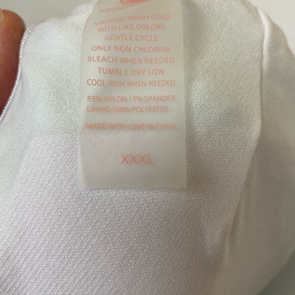 As Rose Rich Light Blue One Piece Swimsuit UPF 50+ New Size XXXL - Picture 5 of 6